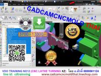 VDO TRAINING NX12-CAM CNC LATHE TURNING(XZ)