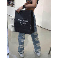 Jeans female printed English letters 2021 new Korean version of the hole loose and thin student harem pants commuter trousers