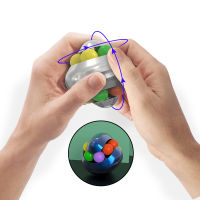 ZK30 Kids Fidget Reliver Stress Toy Rotating Magic Bean Inligence Fingertip Cube Decompression Toys Jigsaw Educational Toys