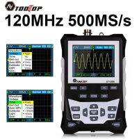 TOOLTOP ET120M 500MS/s 120MHz Portable Digital Oscilloscope Auto Laboratory Scope for Electrical Repair USB Oscilloscope Tools