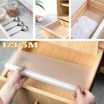 5M Non-Slip Draw Mat Shelf Liner Cabinet Storage Pad Kitchen