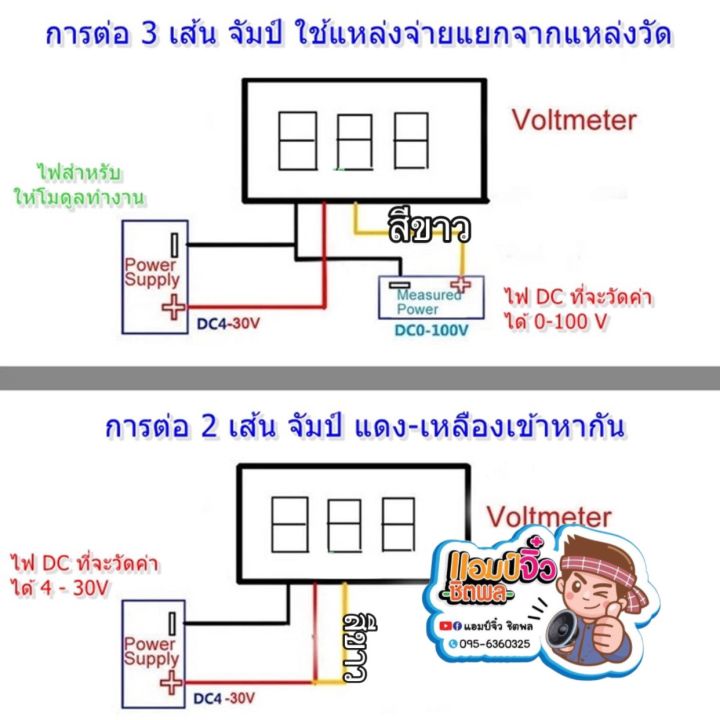 วัดโวลท์-dc-วัดไฟ-0v-ถึง-100v-โวลท์dc-มิเตอร์แสดงโวลต์มิเตอร์-led-0-100v