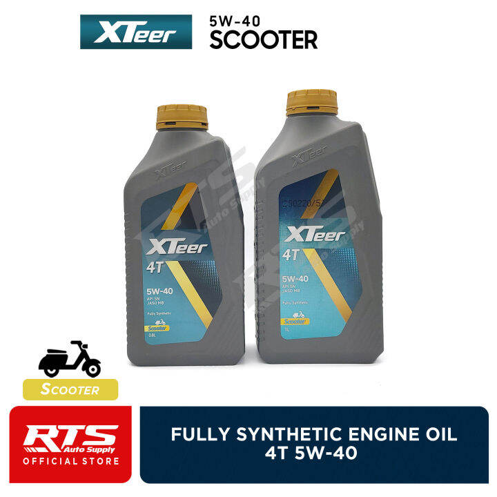 Xteer 4T Fully Synthetic Engine Oil / Scooter Engine Oil API SN JASO MB ...