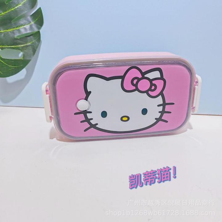 Sanrio Hellokittyed Kuromi Melody Cinnamonroll Lunch Box Stainless ...