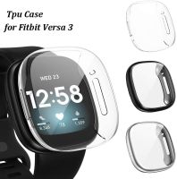 เคส Tpu นิ่มสำหรับ Fitbit Versa 3 Watch,เคสป้องกันกันน้ำสีชุบป้องกันรอยขีดข่วนสำหรับ Fitbit Sense