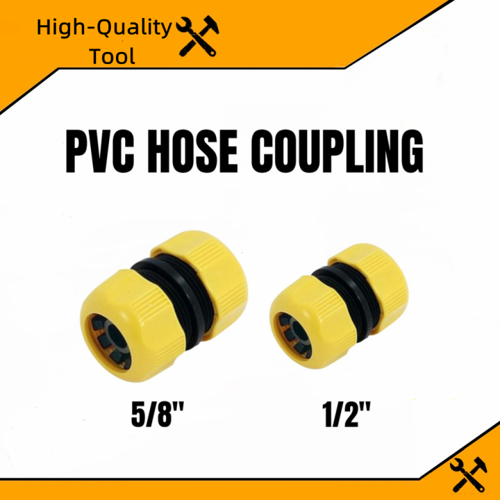 PVC Garden Hose Connector 1/2" ,5/8" Water Pipe Quick Coupling Fittings