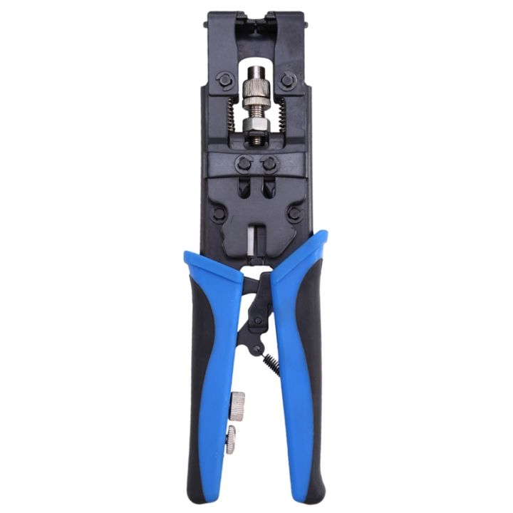 1pc Durable Coax Compression Crimper Tool BNC/RCA/F Crimp Connector RG59/58/6 Cable Wire Cutter