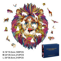 Irregular Wooden Jigsaw Puzzles Beautiful Animal for Adults and 14 Years age up Teens Best for Family Game Play Collection
