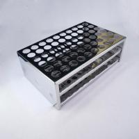 【HOT】 komla 17.5Mm Diam X 60 Holes Stainless Steel Test Rack Holder Storage Lab Stand