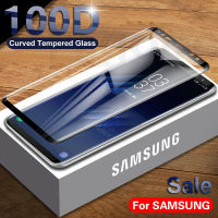 100D Full Curved Tempered Glass On For Samsung Galaxy S8 S9 Plus S7 S6 Edge Note 8 9 10 plus Screen Glass Film Case