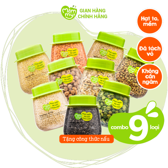 Combo 9 loại hạt quý mămmy nhập khẩu chứa nhiều vitamin và dinh dưỡng cho - ảnh sản phẩm 3