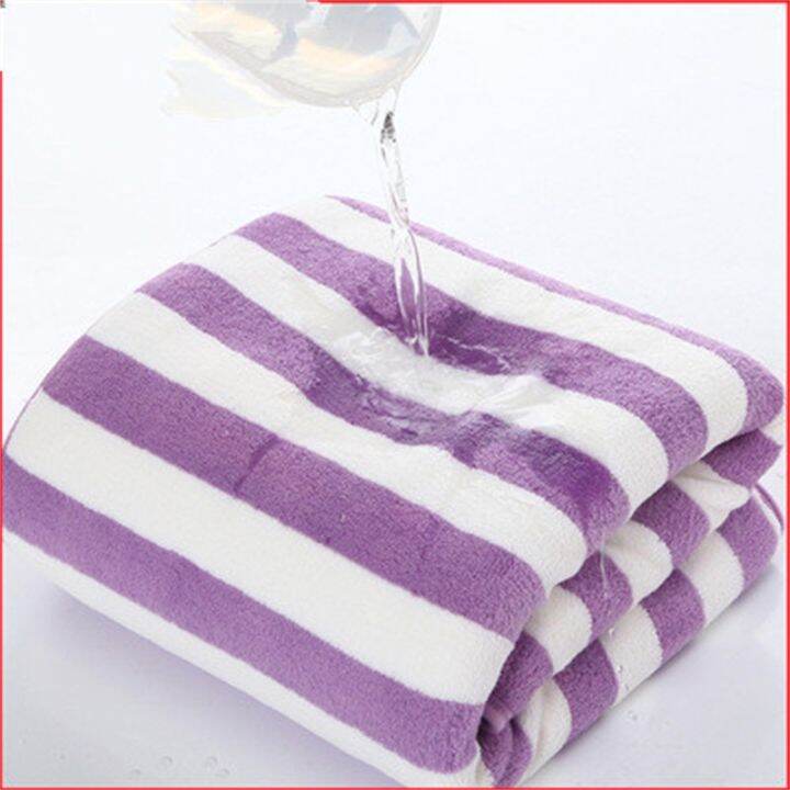 hthe-new-ousehold-bathroom-face-towel-stripe-quick-dry-hair-towel-womens-hand-towel-absorbent-face-towel