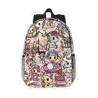 Tokidoki Jujube กระเป๋าเป้สะพายหลัง สําหรับนักเรียน เดินทาง ทํางาน พร้อมไฟ 15 นิ้ว