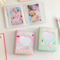 New 3 inch Photocard Holder Hollow Love Heart Kpop Album Collect Book 40 pockets Idol Cards Sleeves Stationary Tool фотоальбом