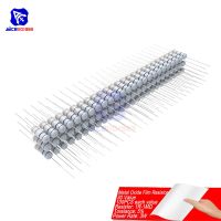 100PCS Metal Oxide Film Resistor 5 3W 1R-1MΩ 1R 4.7R 10R 100R 220R 1K 2.2K 4.7K 6.8K 10K 22K 47K 100K 470K 1MΩ Ohm Resistance