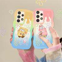 เคส Hp A24 Samsung A14 A04 A04E M23 A13 A03S A53 A73 A33 A02 A30 A50S A30S A71 A23 A53 A22 A21S A12 A02S A11 A51 A52 A32 Patrick Ebob ชุดชาเซรามิกขอบคลื่นเคสครอบโทรศัพท์ Spongpu