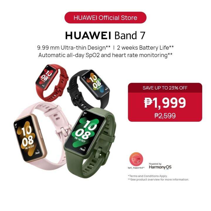 HUAWEI Band 7 Smartwatch 1.47 FullView Screen 14 Days Battery Life