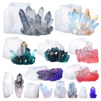 【CC】❈  Epoxy Resin Mold Cluster Stone Silicone