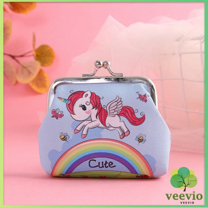 veevio-good-quality-lovely-กระเป๋าใส่เหรียญ-กระเป๋าใส่เหรียญ-ลายการ์ตูน-unicorn-rainbow-horse-กระเป๋าสตางค์ลายการ์ตูน-กระเป๋าใส่เหรียญ-coin-purse