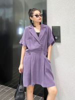 XITAO Dress Solid Casual Temperament Dress