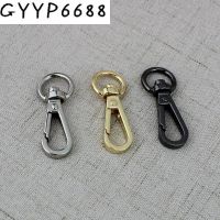 10pcs 50pcs clip attached hooks Thick handbagSteel Swivel Clasp Hardware Accessories Round