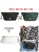 กระเป๋า กระเป๋าคาดเอว กระเป๋าคาดอก GUESS QUILTED BELT BAG CROSSBODY BAG กระเป๋าสะพาย กระเป๋าสะพายข้างผญ กระเป๋าสะพายข้าง กระเป๋าผู้หญิง