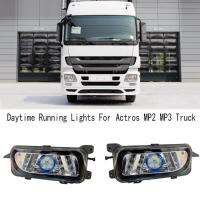 【LZ】❄♙  Lâmpada de nevoeiro LED para Benz Actros luzes diurnas MP2 MP3 caminhão frente esquerda 9438200156 9438200056