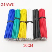 100Pcs/Lot Double-head Tin-Plated Breadboard PCB Solder Cable Jumper Wires Connector 10CM 24AWG Electronic Tin Conductor Wires