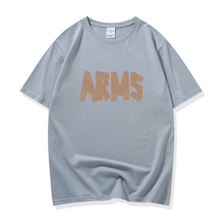 yui-เสื้อยืด-คอกลม-แขนสั้น-ผ้านิ่ม-ลายarms-แฟชั่น-สไตล์เกาหลี-9617