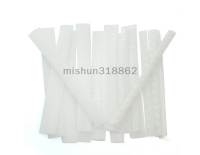 mishun318862 15PCS 1Pack สีขาวแต่งหน้าเครื่องสำอางแปรงป้องกันตาข่ายฝาครอบ