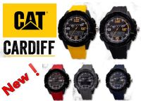 นาฬิกาข้อมือผู้ชายของแท้ ยี่ห้อ Caterpillar  รุ่น CARDIFF นาฬิกาสองระบบ (เข็ม+ดิจิตอล) กันน้ำ สายซิลิโคน