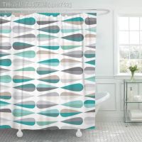 【CW】❇  Color Pattern Shower Curtains Stripes Fabric Accessories