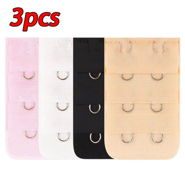 [3ชิ้น] Bra Extension Buckles Bra Extender Bra Hook Extension 3 Hooks 4