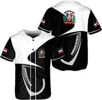 2023 new arrive- XZX180305  Personalized Dominican Baseball Jersey 3D, Republic Mini carna shirt