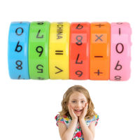 Colorful ABS Montessori Math Toys Kids Preschool Learning Educational Toys Toddlers Numbers Magic Cube Puzzle Children Math Toys
