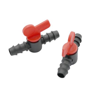 ；【‘； Garden Irrigation System 13Mm Hose Connector Switch Barb  Flow Control Valve Quick Connector Fittings Closure Tool 2 Pcs