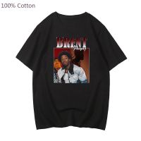 Mens Large T-shirt Brent Faiyaz Harajuku Anime Tshirts Cute Mangacomic Tshirt Oversized Cotton Teeshirt Funko Pop