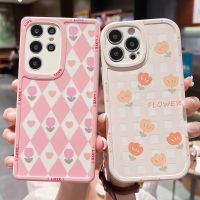 【Small M trend phone case】เคสโทรศัพท์ภาพดอกไม้ทางสังคมสำหรับ Samsung A53 51 50 52S 70 71 72 73 10 20 11 12 13 21 23 32 33 S20 S21เคสปกแบบพิเศษ S22 Plus