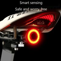 ☸♧┅ NEW Smart Bicycle Rear Light Auto Start/Stop Brake Sensing IPx6 Waterproof USB Charge Cycling Tail Taillight Bike LED Light