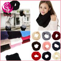 SIKONG Warm Winter Knitting Wool Scarf Infinity Circle Cable Shawl Neck Cowl Collar