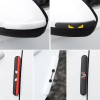 4pcs Car Door Anti-collision Sticker Cute Cartoon Car Door Bump Protector PVC Sticker Auto Scratch-resistant Strip Decoration Car Door Protection