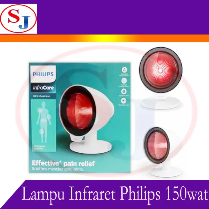 Lampu Terapi Infrared Philips 150 Wat / Lampu Inframerah+timer/ Lampu ...