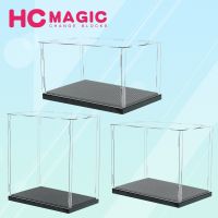 HC Magic Acrylic Action figures Transparent Display Case Mini Base Dustproof Toy 3D Assembly Model Collection Show Box