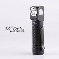 Flashlight Convoy H3 SST40 Led Linterna 2400lm Headlamp 21700 Head Flash Lamp Type-C Rechargeable Headlight Fishing Work Torch Rechargeable Flashlight