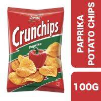 ?Product of UAE? (3 Pcs) Lorenz Crunchips Paprika 100g ++ ลอเรนซ์ มันฝรั่งครั้นชิพส์รสปาปริก้า 100 กรัม