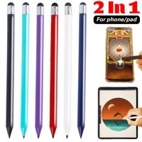 ปากกาสไตลัสแบบ2 In 1อเนกประสงค์วาดด้วยปากกาแท็บเล็ตปากกาสัมผัสหลากสีดินสออัจฉริยะอุปกรณ์เสริมปากกาสำหรับจอมือถือ