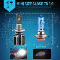 2X NEW Auto Headlamp H7 16000Lm 48W H4 9003 Hi Lo Beam HB3 9005 HB4 9006 H8 H11 H1 LED Car Headlight Bulb 12V 24V 6000K White