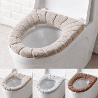 Toilet Seat Mat Set Bathroom Universal Warm Soft Washable Closestool Mat Seat Case Winter Warmer Mat Pad Bidet Covers