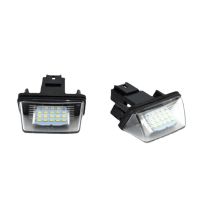 2ชิ้น18 LED แบบ SMD ป้ายทะเบียนรถไฟ Bemper Belakang ชุดหลอดไฟชุด SUV ไฟท้ายอัตโนมัติอุปกรณ์เสริมรถยนต์