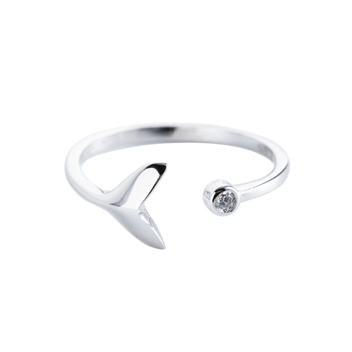 cincin-ekor-putri-duyung-silver-zircon-mermaid-tail-ring-adjustable-fashion-women-jewelry-accessory